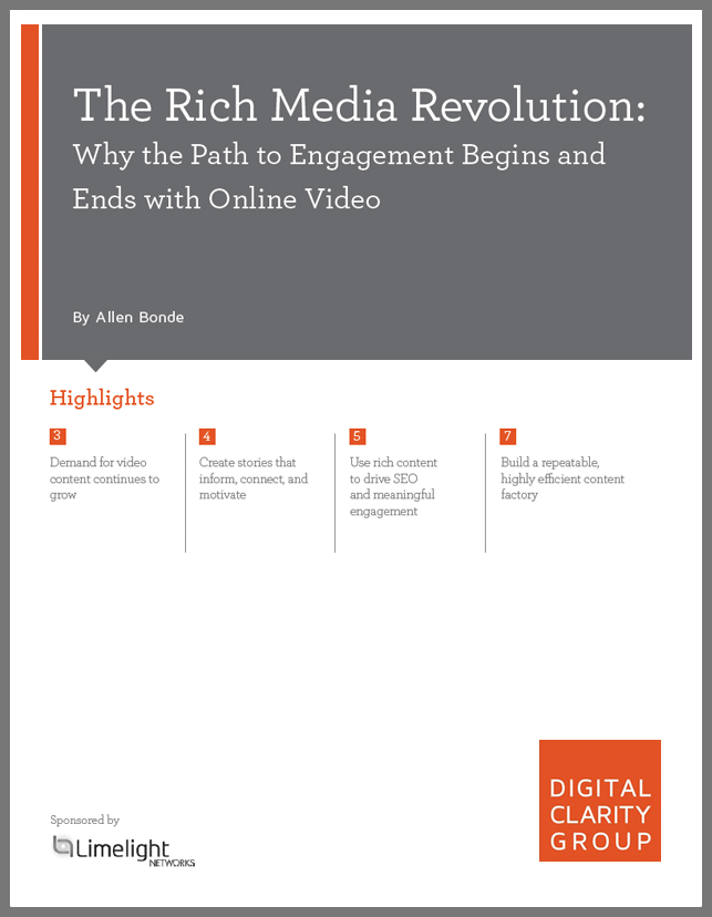 The Rich Media Revolution: Why the Path to Engagement Begins and Ends with Online Video