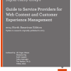 The 2014 North American Edition of the Guide to Service Providers for eb Content and Customer Experience Management