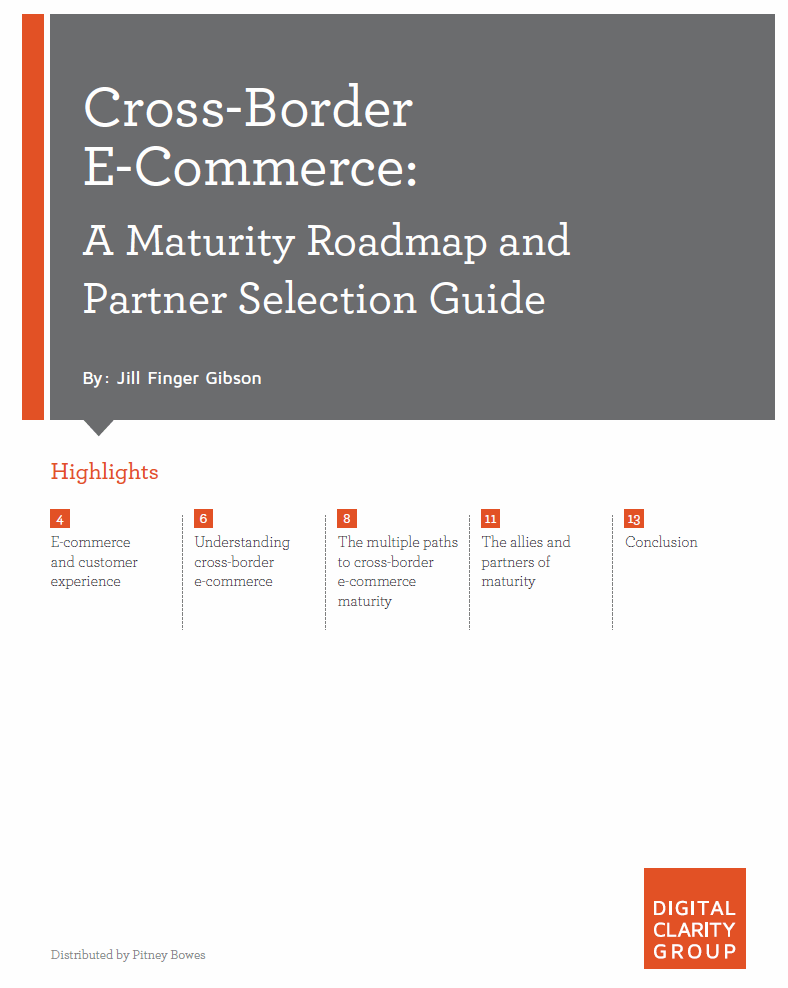 Cross-Border E-Commerce: A Maturity Roadmap and Partner Selection Guide