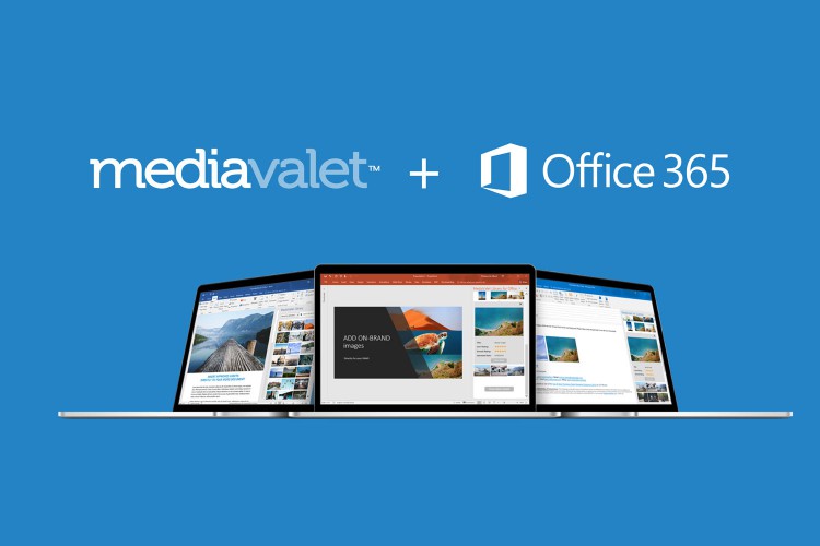 MediaValet integrates it digital asset management solution with Microsoft's Office 365.
