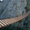 bridge rope-bridge-across-chasm wide