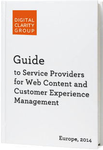 Guide to Service Providers for Web Content and Customer Experience Management - Europe