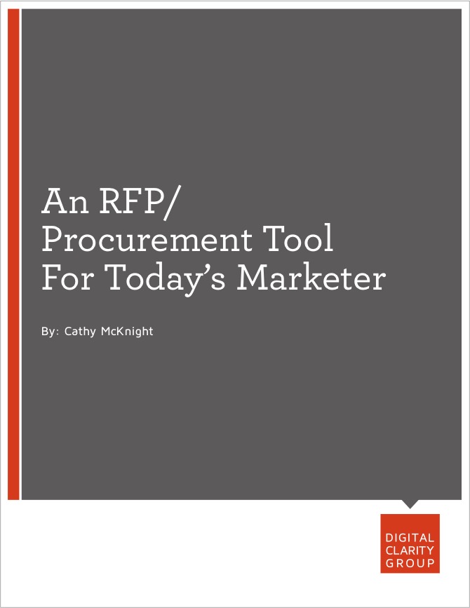 RFP/Procurement Tool For Today’s Marketer