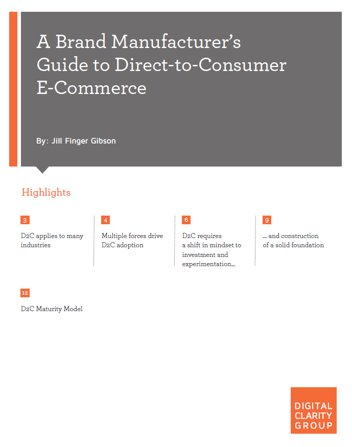 A Brand Manufacturer’s Guide to Direct-to-Consumer E-Commerce
