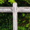 INTERNAL versus EXTERNAL directional signs